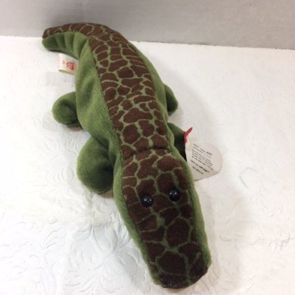Original Beanie Baby Ally the Alligator With Tags 1993 10" - Picture 7 of 9